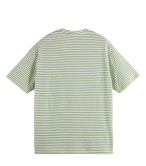 Scotch & Soda Relaxed Fit Stripe Pocket T-Shirt back