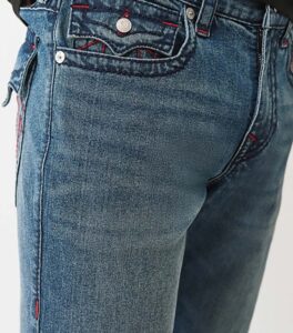 True Religion Gono Big T Flap Pocket Slim Leg Jeans side up