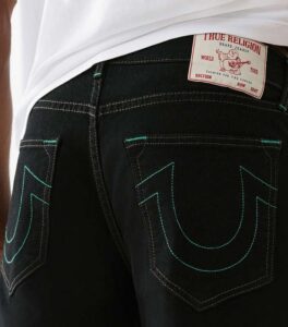 True Religion Geno Slim Fit Jeans back up