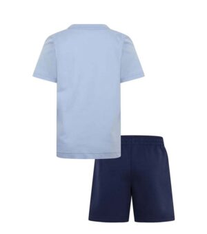 Nike Kids logo Blue short set back