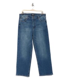 RSQ Loose Stone Wash Blue Jeans front