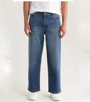RSQ Loose Stone Wash Blue Jeans