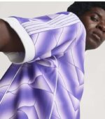 Real Madrid Retro Purple Away Jersey side