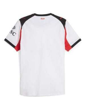AC Milan Authentic Away 2025/2026 Jersey back
