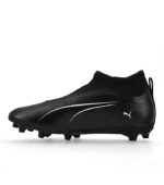 Puma Ultra Match+ Laceless Black/White Kids Boot side