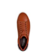 Skechers Duraleather Low Top Brown Cognac Sneakers front
