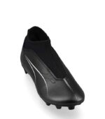 Puma Ultra Match+ Laceless Black/White Kids Boot front