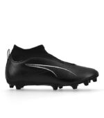 Puma Ultra Match+ Laceless Black/White Kids Boot