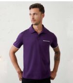 Banana Republic Slim Luxe Touch Pocket Polo front