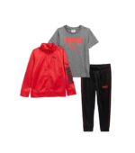 Puma Kids' T-Shirt, Tricot Jacket & Joggers Set