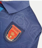 Arsenal Blue Jvc Away 1995/96 Retro Jersey up