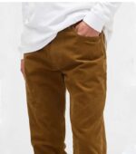 Gap Straight Corduroy Brown Pant front