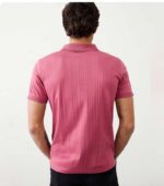 Banana Republic Standard-Fit Luxe Touch Berry Parfait Polo back
