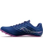 Saucony Spitfire 5 Track Blue Shoe front side