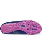 Saucony Spitfire 5 Track Blue Shoe under